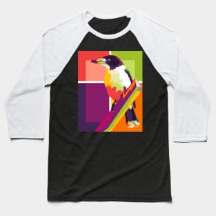 unique bird ilustration Baseball T-Shirt